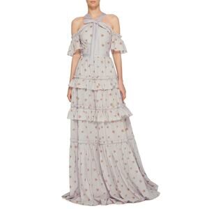 Needle & Thread Cotton Floral Print Maxi Gown